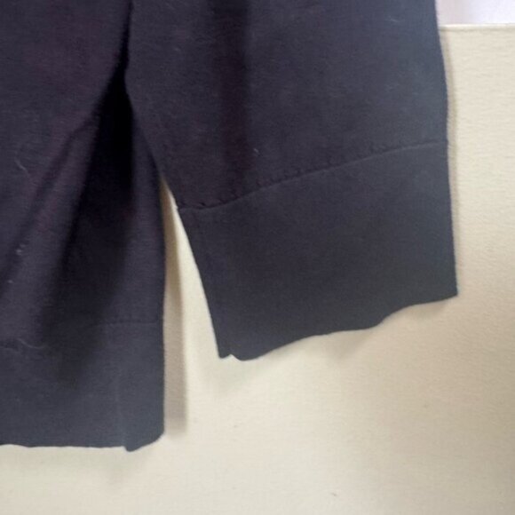 Kate Spade Pearl Crystal Rhinestone Beaded Preppy Cotton Cardigan Sweater Crew L - Picture 12 of 16